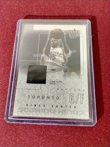 Vince Carter Game Worn Jersey Card - #d20