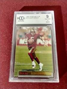 Graded & Slabbed Jeff Garcia Card - NM 9