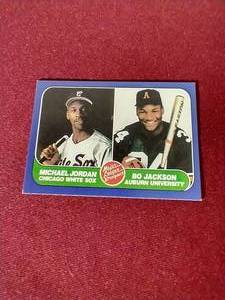 Michael JordanBo Jackson Baseball Card