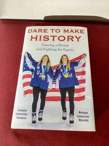 Autographed Dare to Make History Book - Lamoureux Twins