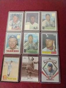 (9) ReprintCommemorative Yankee Cards