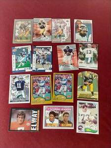 Football Card Lot - Elway, Favre, Etc