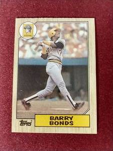 1987 Topps Barry Bonds Rookie Card