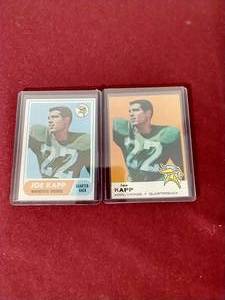 Joe Kapp Rookie & 2nd Year Cards (1968 & 1969)