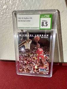 GradedSlabbed Michael Jordan Card - NMMint 8.5