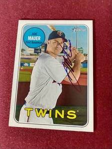 Autographed Joe Mauer Card
