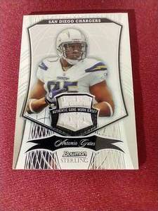Antonio Gates Game Worn Jersey Card - #d999