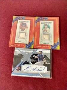 (3) Baseball Relic Cards