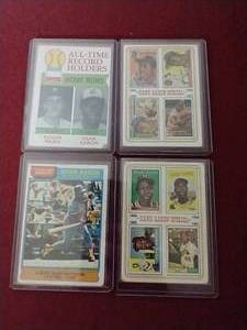 (4) Hank Aaron Cards