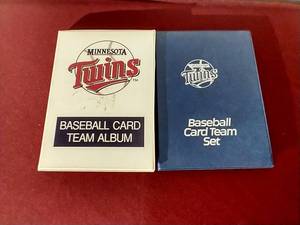 (2) Albums of Minnesota Twins Team Sets
