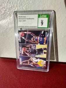 GradedSlabbed Basketball Card of 3 HOFers - NMMint 9