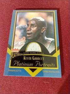 Kevin Garnett Game-Used Jersey Card