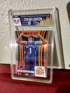 GradedSlabbed 2019-20 Zion Williamson Holo Card - Mint 9