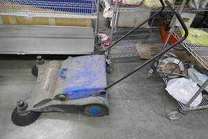 lot 13 image: Manual push sweeper for the shopwarehouse
