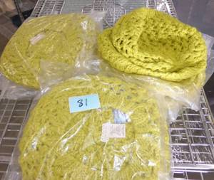 lot 81 image: 30 new knit hats