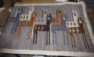 lot 90 image: A group of wall hangings and linens