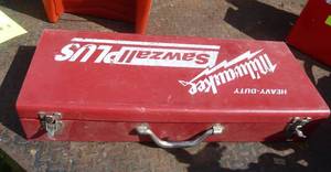 lot 92 image: Empty Milwaukee sawzall case