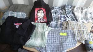 lot 115 image: 9 Mens XL shirts long sleeved, pre-owned