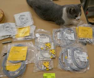 lot 173 image: Lot of Turck cables and sensors   all new