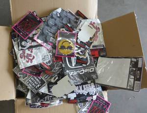 lot 179 image: Box of approx 350 vehicle stickers
