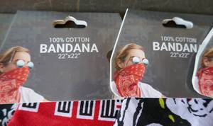 lot 187 image: 9 New Bandanas 22 inch square