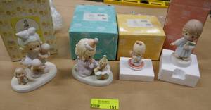 lot 194 image: Group of 4 New Precious Moments