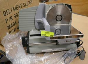 lot 222 image: Used Meat slicer - tested and works fine