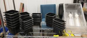 lot 248 image: Group of used Cambro food storage tubs - plastic
