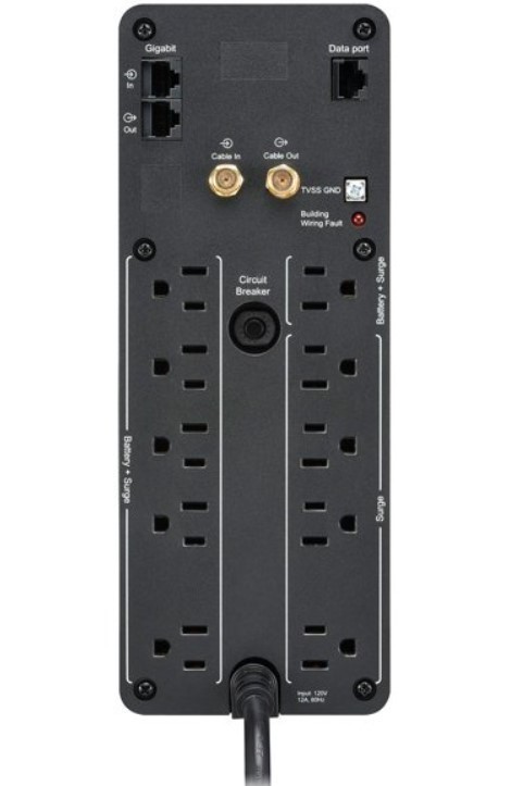 lot 297 image: APC BN1375M2 Battery Backup Pro Tower 1375VA 10 Outlet 2 USB