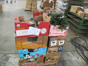 lot 106 image: Pallet of Store Overstock, Damaged Product, and Returns - Christmas Items