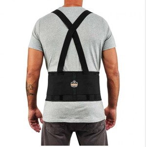 lot 849 image: NEW Ergodyne ProFlex 1650 Economy Elastic Back Support Brace - Black Small
