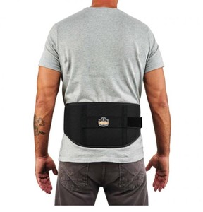 lot 853 image: NEW Ergodyne ProFlex 1500 Weight Lifters Style Back Support Brace - Black 2XL