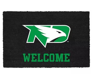 lot 160 image: Memory Company NCAA Welcome Door Mat - University of North Dakota
