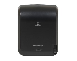 lot 279 image: Marathon Mechanical Paper Towel Dispenser, Black, 16W x 8.9D x 12.9H