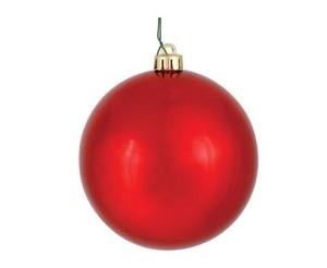 lot 362 image: Vickerman 15.75 Red Shiny Ball UV Drilled - N594003DSV