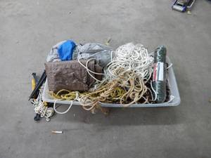 Rope, Tarps, Tent Stakes