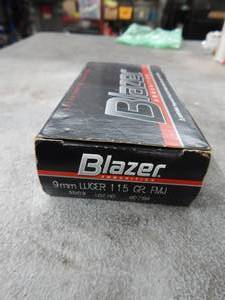 50 Round 9mm Blazer Ammo