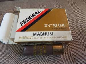 Federal 10 Ga. 3-12 In. No. 4 Buckshot Box Of 5