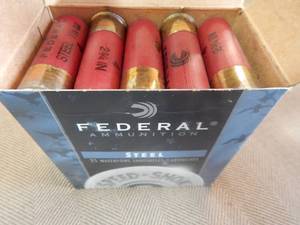 Full Box Federal12 Ga. 2-34 In. 4 Shot Steel