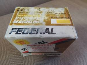 Full Box Federal 20 Ga. 2-34 Super Magmun No.4 Steel