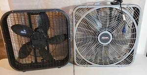 LASKO POWER PLUS 22 FAN & HOLMES 21 FAN BOTH TESTED & WORKING