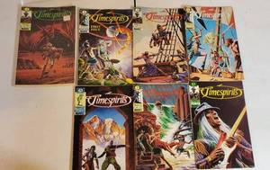 LOT OF 7 TIMESPIRITS COMICS 1984-1986