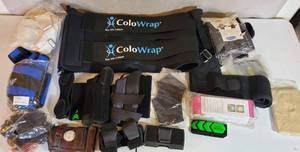 MISC LOT OF JOINT SUPPORTS & BRACES COLOWRAP COMPRESSION SHAPING BELT WRIST & ANKLE SUPPORTS