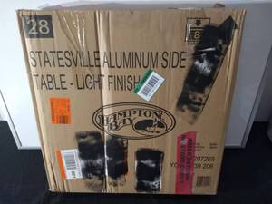 Statesville Aluminum Side Table (Brand New)