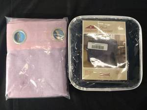 Brand New Chair Slipcover and Metro Parlor Sheer Curtain  Review Pictures