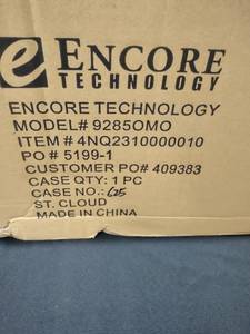 ENCORE TECHNOLOGY Nostalgic 5 in 1 Turntable CD AMFM Home Stereo 9285OMO (Brand New)