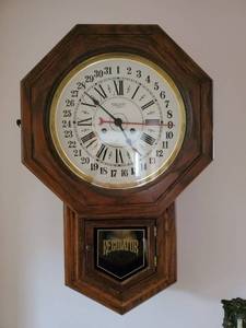 lot 49 image: Wall Clock By New England Clock