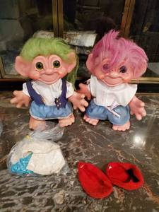 lot 98 image: Two Troll Dolls