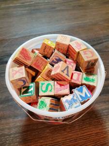 lot 110 image: Collection Of Childrens Blocks