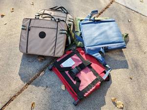 lot 145 image: Five Portable Stadium Seats
